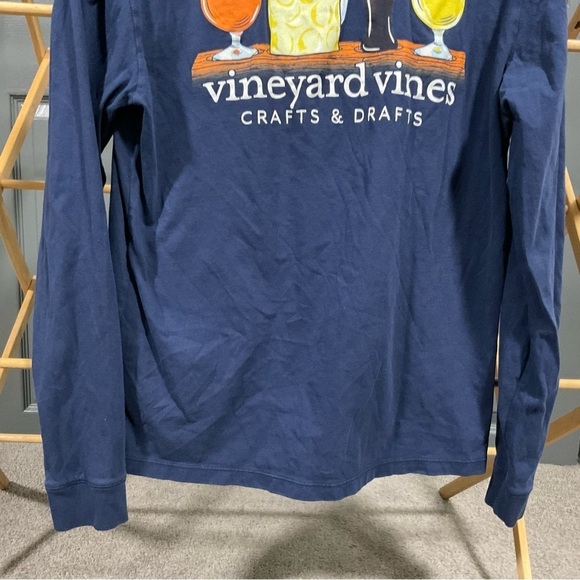 Vineyard Vines Crafts & Drafts Long Sleeve T-shirt Size Small - Picture 4 of 11